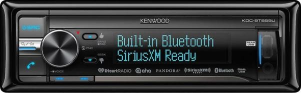Kenwood KDC-BT855U - In-Dash Bluetooth/CD/MP3/USB Receiver Buy at