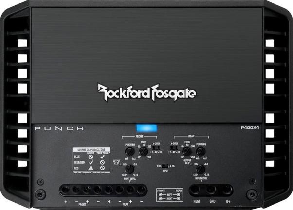 Rockford Fosgate PUNCH P400-4 パワーアンプ Rockford Fosgate Punch P400-4 4-channel car amplifier 50