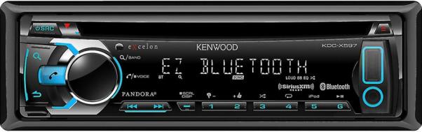 KENWOOD カーオーディオ 本体 Bluetoothユニット Kenwood Excelon KDC-X597 - In-Dash Bluetooth/CD/ MP3/ USB Receiver