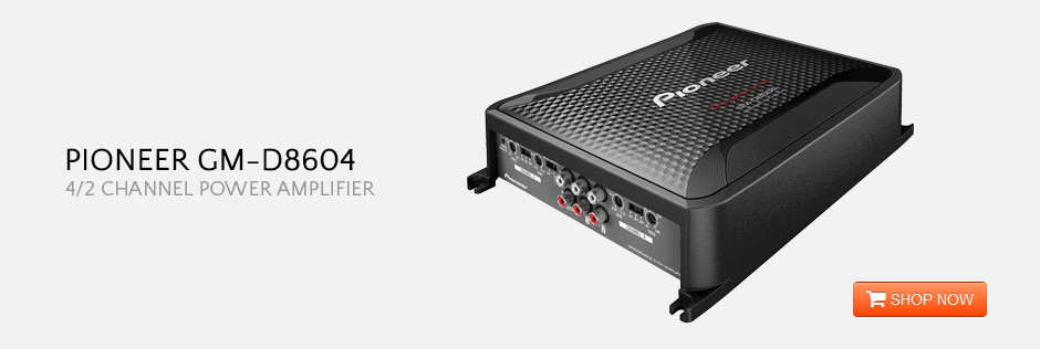 Pioneer GM-D8604 - 4/2 Channel Power Amplifier